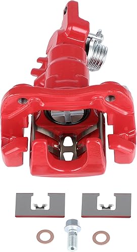 SCITOO Pinza de freno trasera derecha con soporte 19-B2068 rojo compatible para Acura TSX 2004-2008 para Honda para Accord 1998-2007