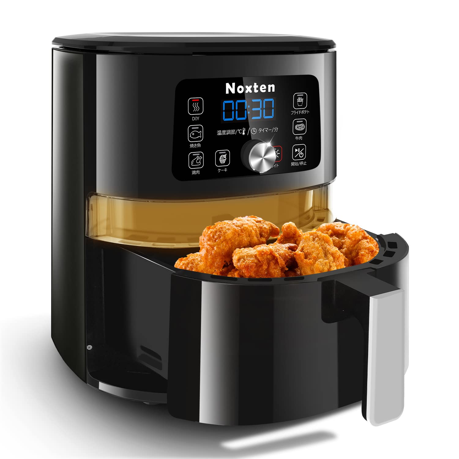 Amazon.co.jp: 【Amazon限定ブランド】ノンフライヤー 4L 大容量 エア 