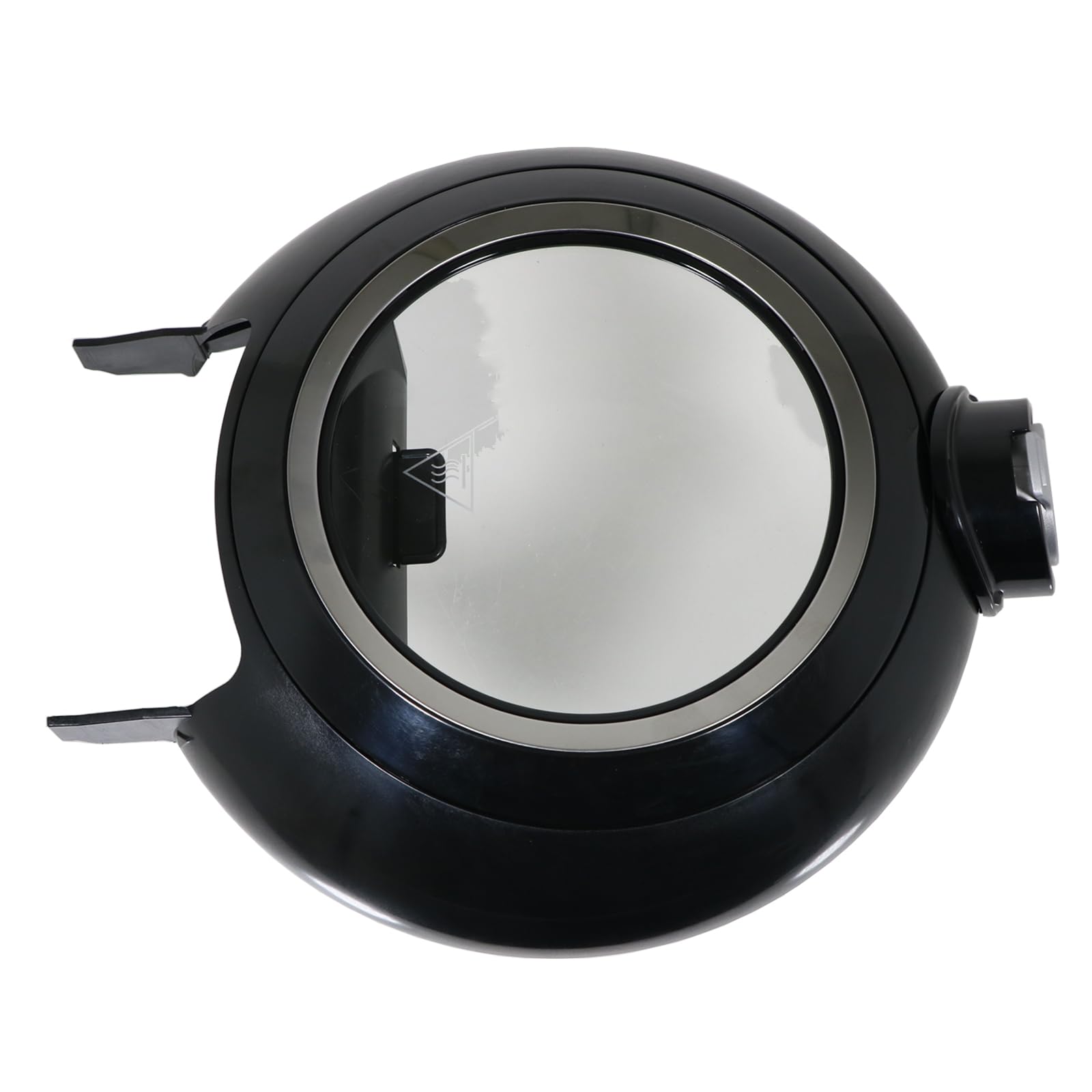 SPARES2GO Deckel kompatibel mit Tefal passend für Actifry Genius XL Fritteuse (schwarz)