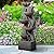 Takamota 52.8" Tall Outdoor Water Fountain with Lights, 6-Tier Cascading Resin Waterfall Feature for Porch, Garden, Yard, Deck, Patio – Large Freestanding Outdoor Fountain and Waterfall Outside Decor