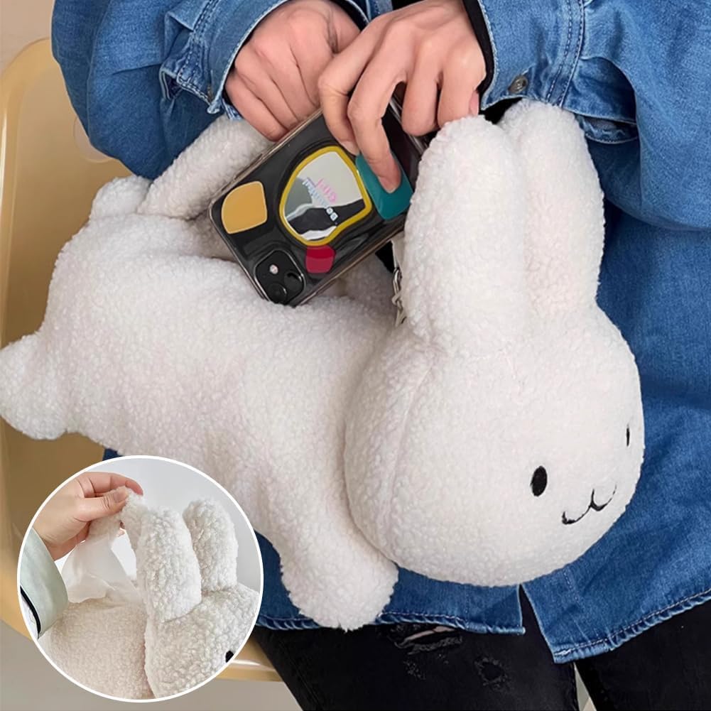 Amazon.com: EHERDM Funny Rabbit Tissue Box with Lifting Handle