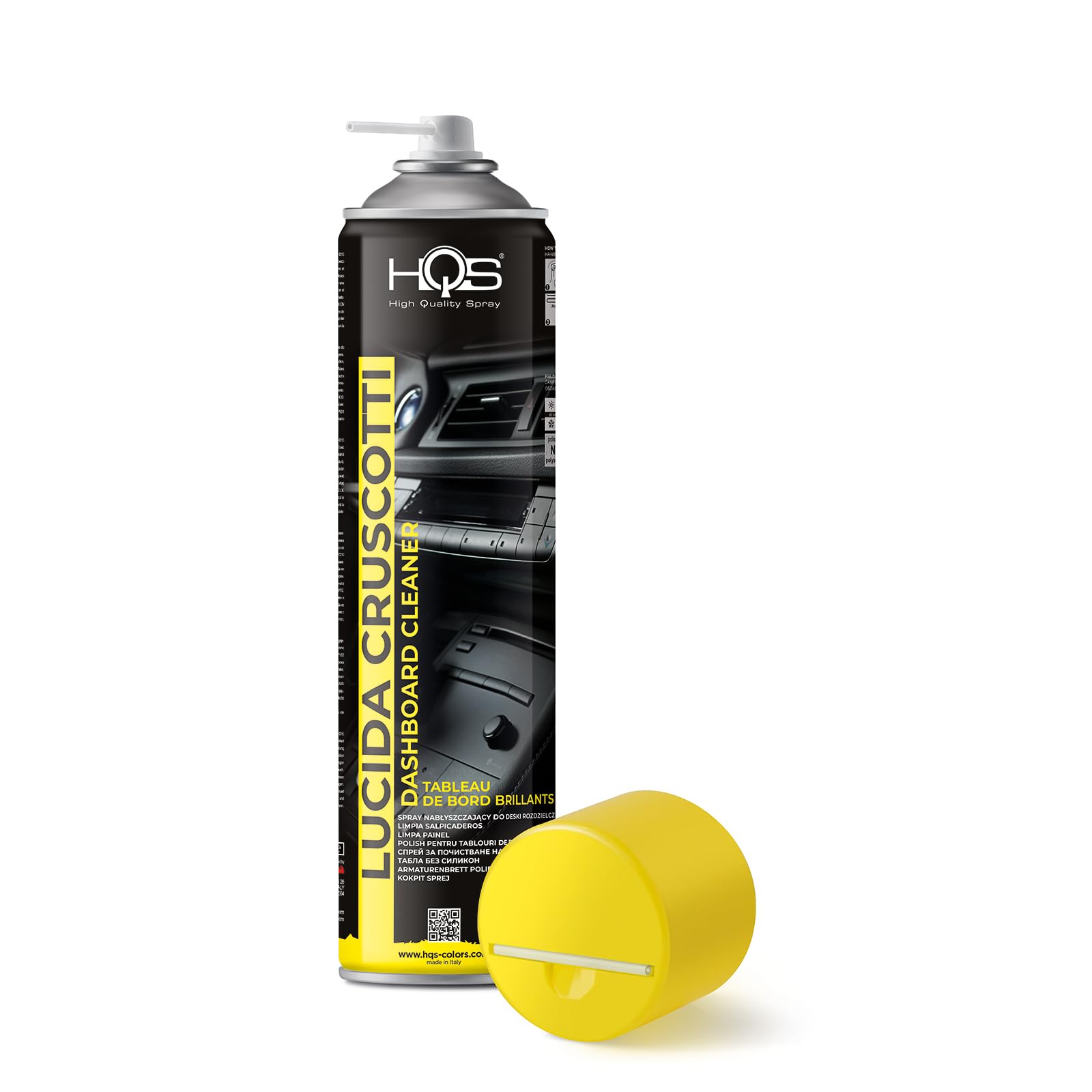 HQS Bomboletta Spray Lucida Cruscotti 600ml (12)