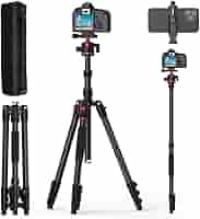 Amazon | XXZU カメラ 三脚 188cm 一脚 一眼レフ 三脚 スマホ