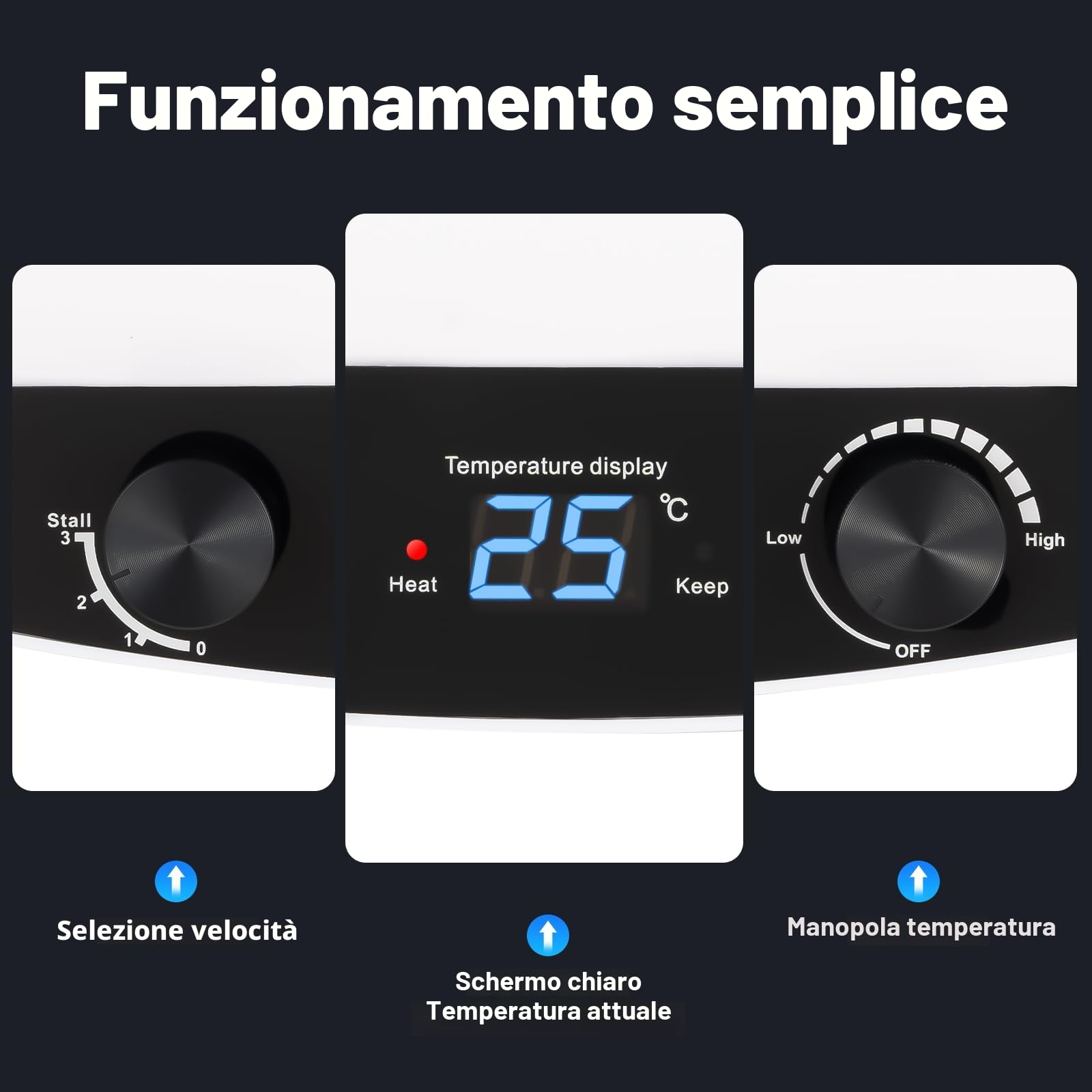 50L/120L Riscaldatore di acqua orizzontale elettrico, serbatoio d'acqua elettrico, potenza di riscaldamento 2000 Watt e termometro, scaldacqua elettrico, valvola di sicurezza, kit doccia. (120L)