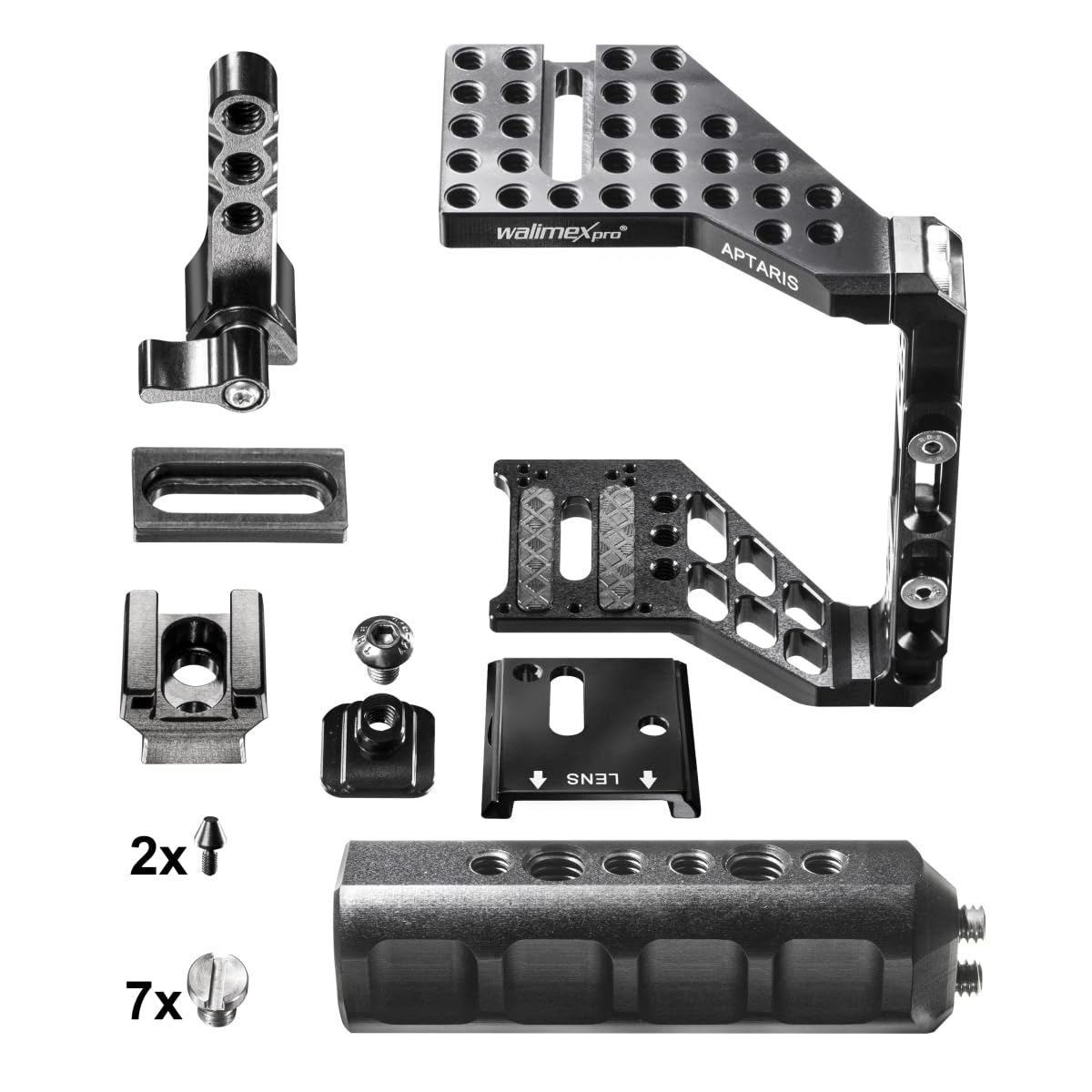 Walimex Pro Aptaris Universal XL MK II Cage/Rig-System für DSLR Kamera/Systemkamera
