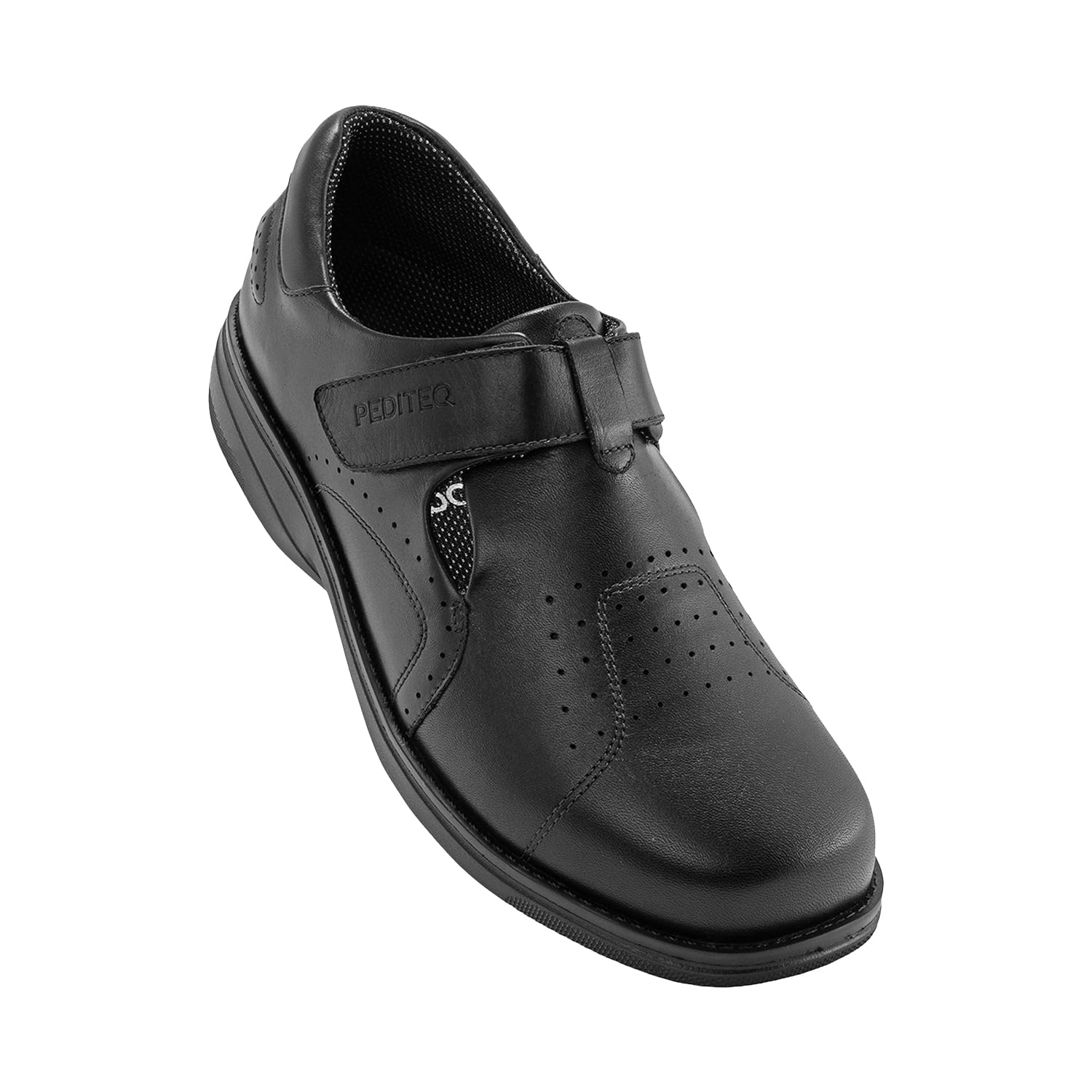 DC2 Athens Men's Fully Adjustable Wide Fit Diabetic Shoe for Diabetic Feet | Swollen Feet | Neuropathic Feet | Genuine Leather-picture-31