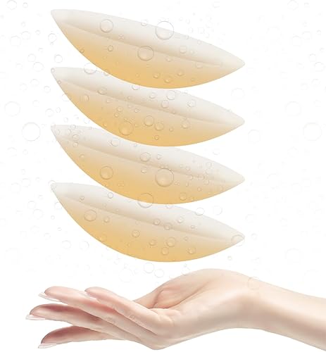 ModoSlim Cubiertas adhesivas grandes para pezones Cubiertas reutilizables de silicona para pezones para mujeres, pétalos de mama pegajosos