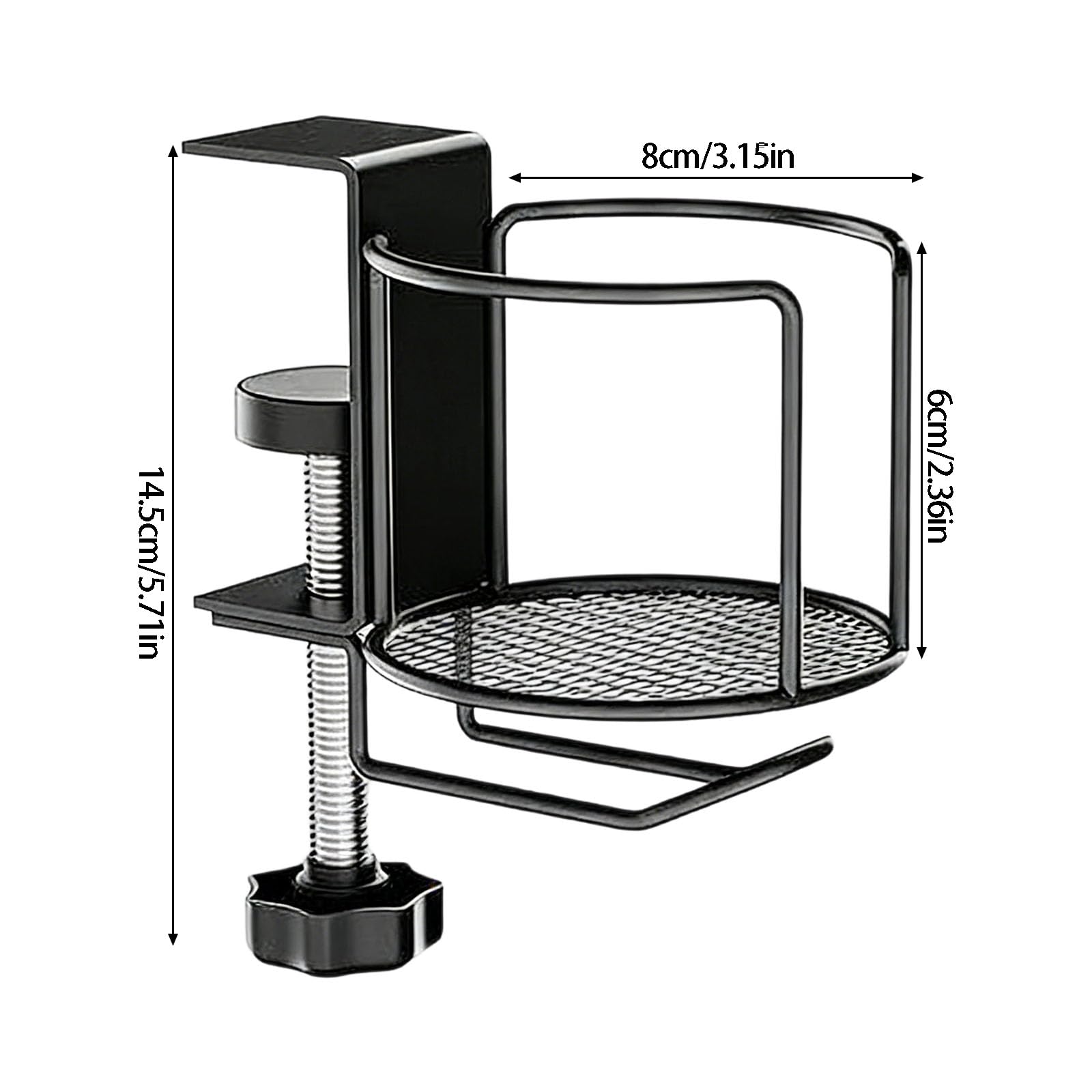 Soporte para Bebidas portátil con construcción de Metal