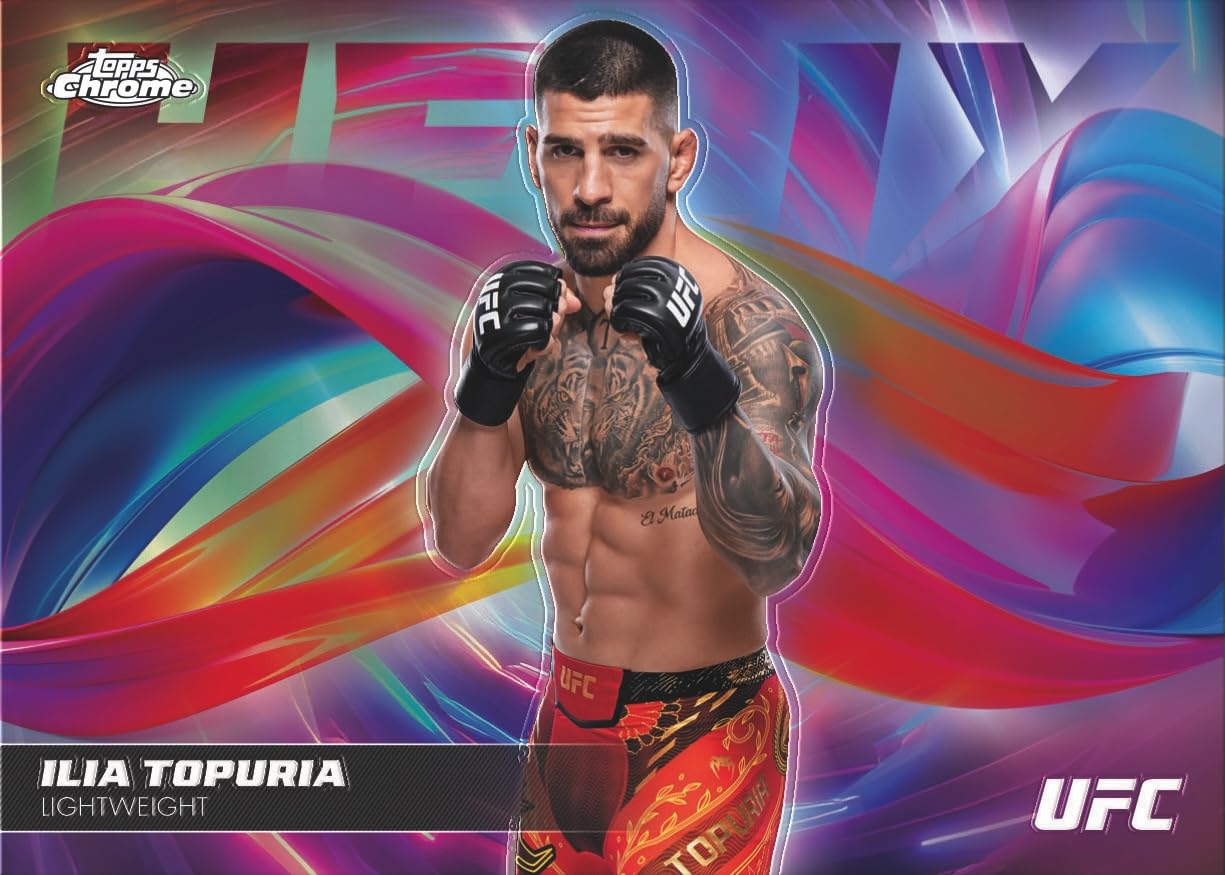 2026 Topps Chrome® UFC - Vorteilsbox (4 Karten pro Packung, 6 Packungen pro Box)