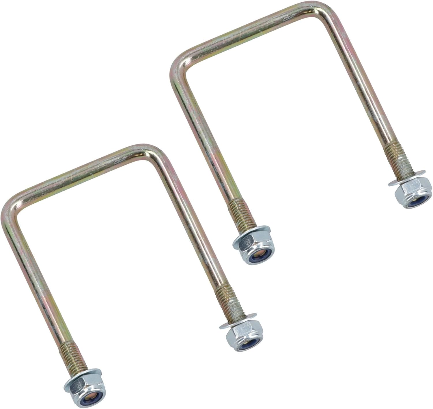 M10 80mm x 115mm U-Bolt/N-Bolt for Trailer 1 PAIR with Nuts HIGH TENSILE UBR14