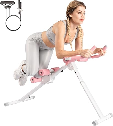Miniatura 9 de Home Gym Systems Ab Machine, Ab Workout Equipment, Adjustable Ab Trainer Machine for Abs Workout at Home Gym, Foldable, Knee Protection, Abdominal