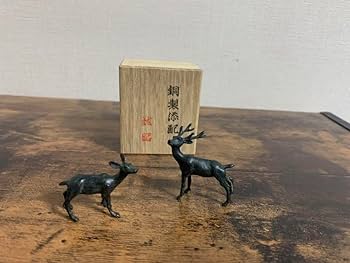 銅製:夫婦鮎置物 銅製:夫婦鮎置物