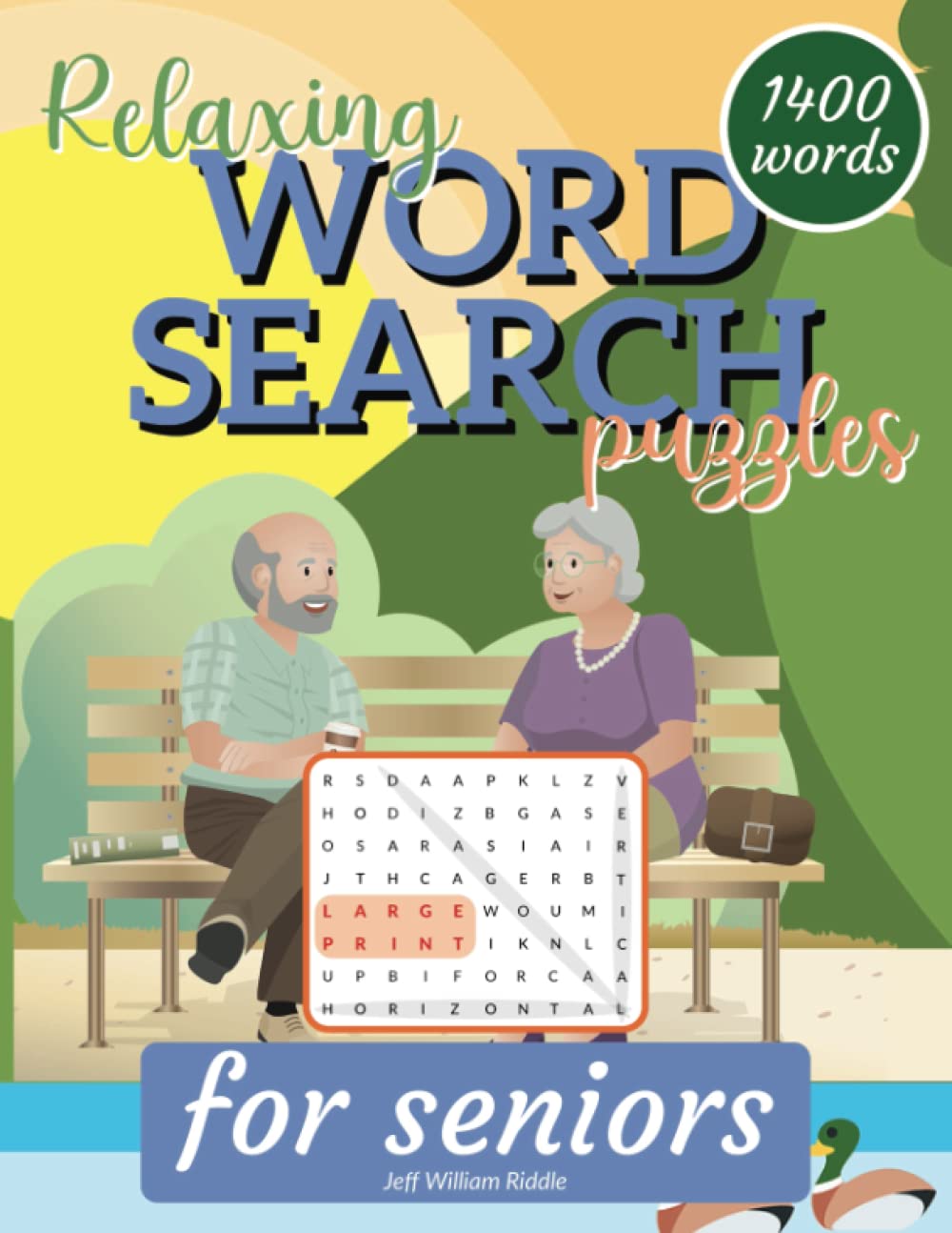 Alzhimer Riddle Large Print Relaxing Memory Word Search Puzzles for Seniors: Big Puzzle ...