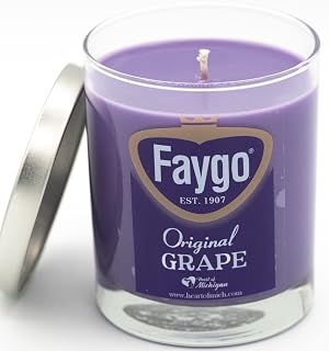 Scented Soda Pop Soft Drink Candle Faygo (12oz, Grape)