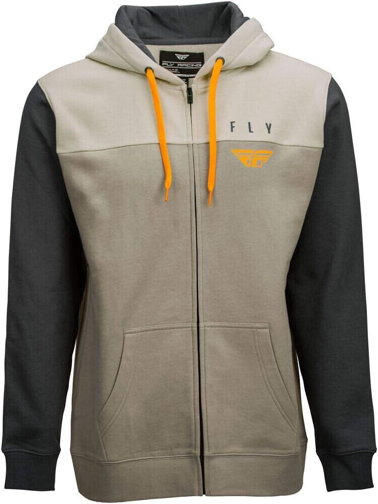 FLY HORIZONTAL ZIP UP HOODIE