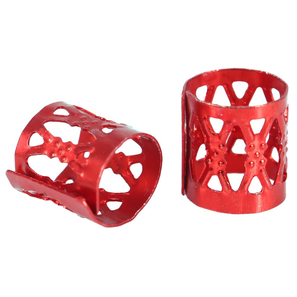 ZJchao 100PCS/Bag Adjustable Dreadlocks Hair Braid Beads Rings, Rings Cuff Styling Decoration Tools - Image 2