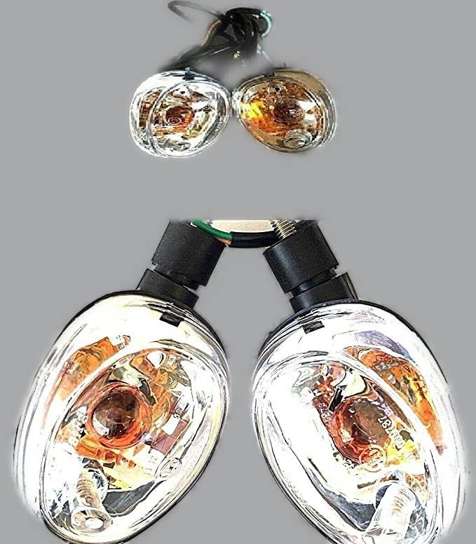 4 Blinker vorne & hinten R & L mit Glühlampe ZN50QT-A Roller Motorroller Alpha