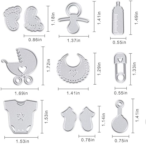 Vista 14 de Troqueles de sobres para hacer tarjetas de álbumes de recortes, troqueles de corte de metal para sobres troquelados para regalo de decoupage