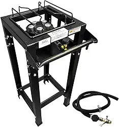 Fogão Portátil Industrial ROA 1 Boca Alta Pressão Preto