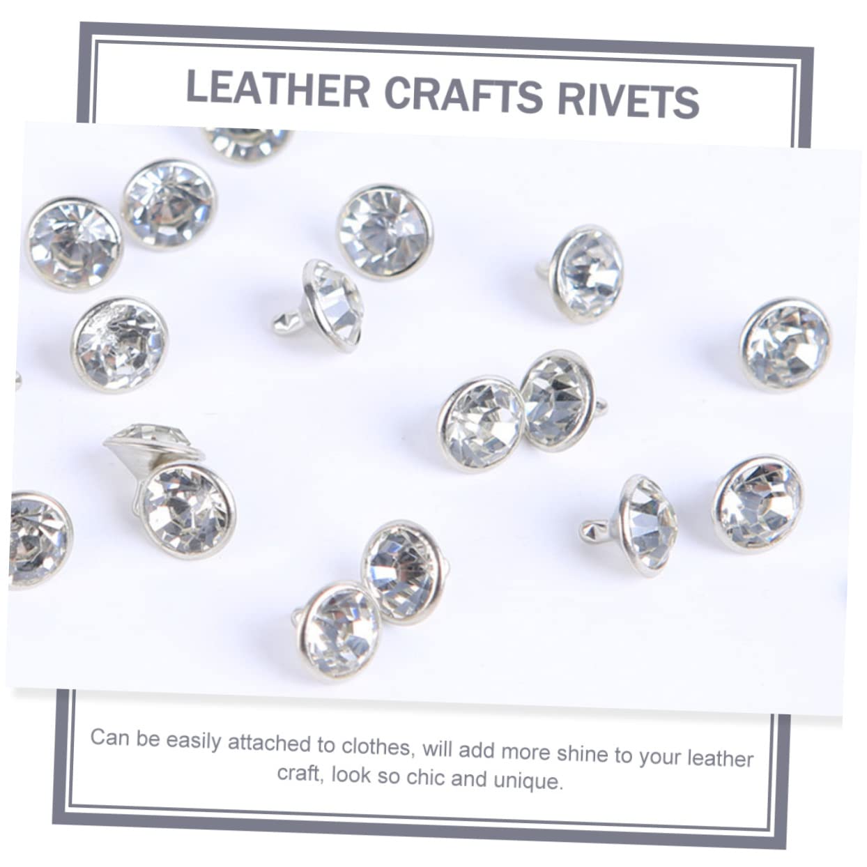 EXCEART 800 Juegos De Remaches De Diamantes Decoración De Metal Chaqueta De Jeans Remaches De Cuero Remache De Cinturón Ropa Y Prendas De Vestir Jeans Con Remaches Remaches Hechos A Mano