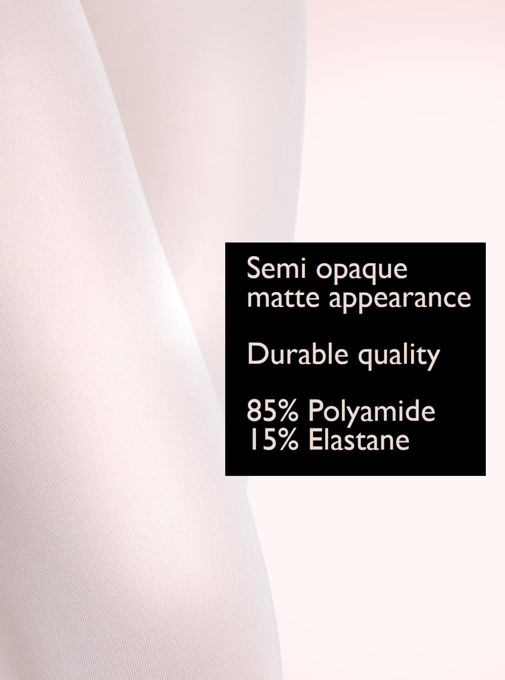 Mila Marutti Women's Tights Semi Opaque Stockings for Women | Semi Sheer Pantyhose Nylons | Made in EU