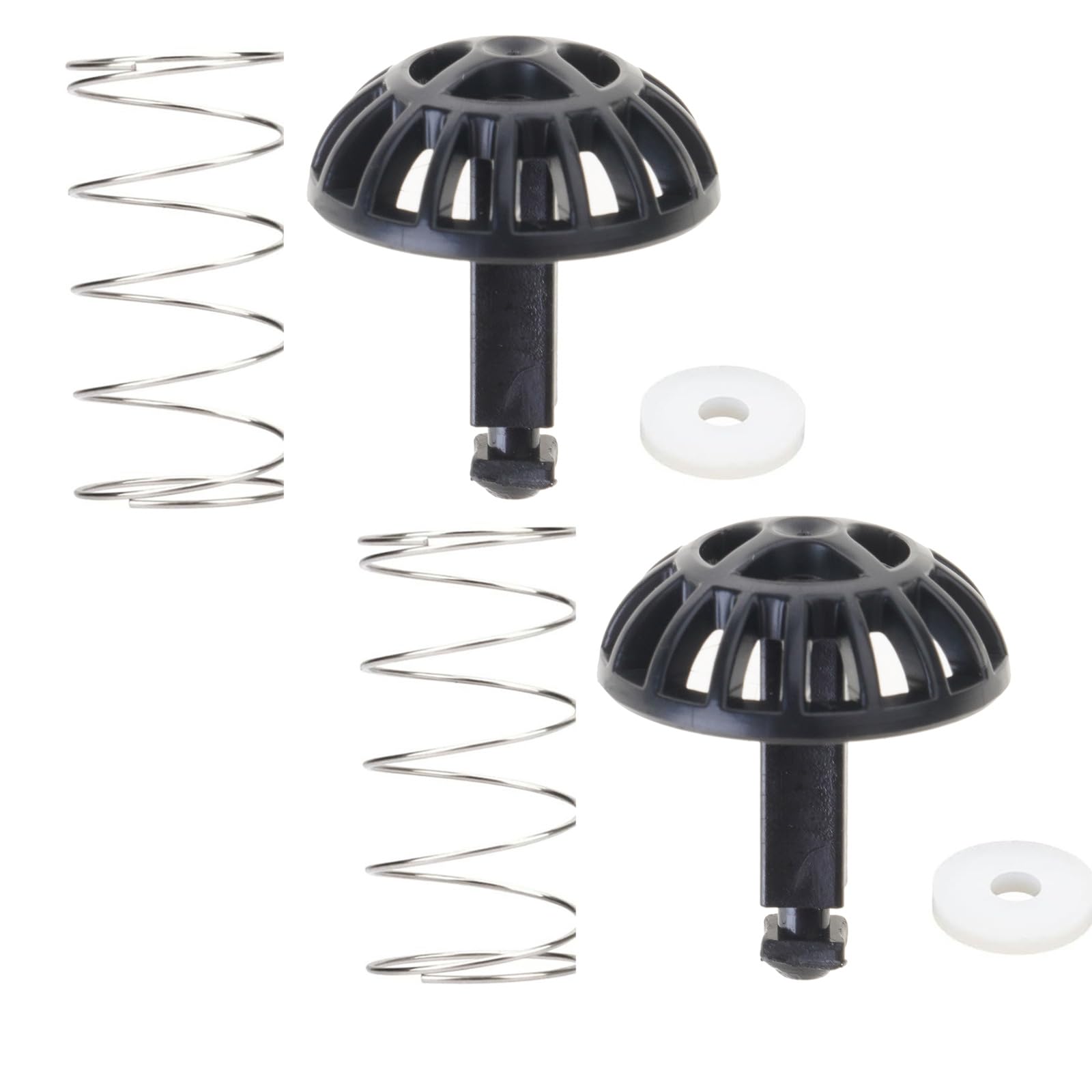 Divuukyi Multicolor Coffee Brew Basket Spring Loaded Stopper Kits 2 Pack Suitable For Multiple Coffee Machine Models For Optimal Brewing