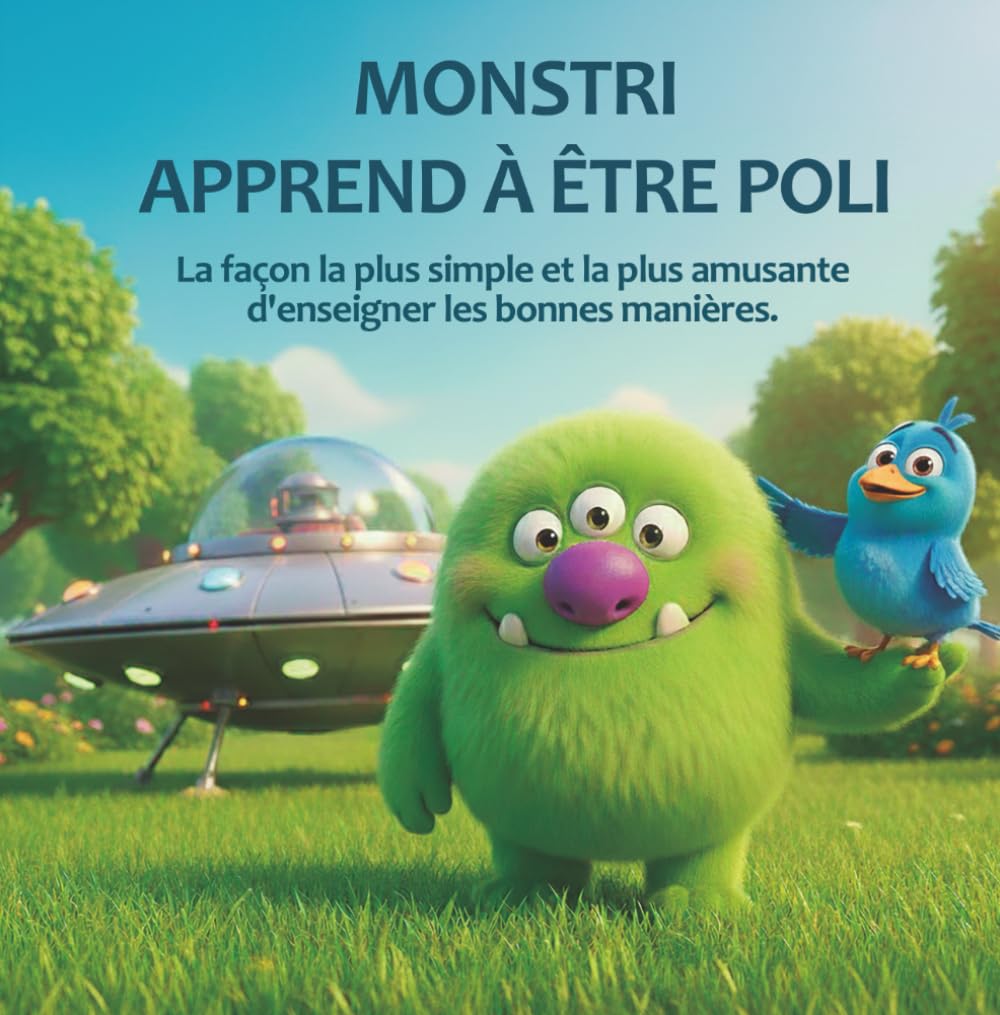 MONSTRI APPREND À ÊTRE POLI: La façon la plus simple et la plus amusante d'enseigner les bonnes manières