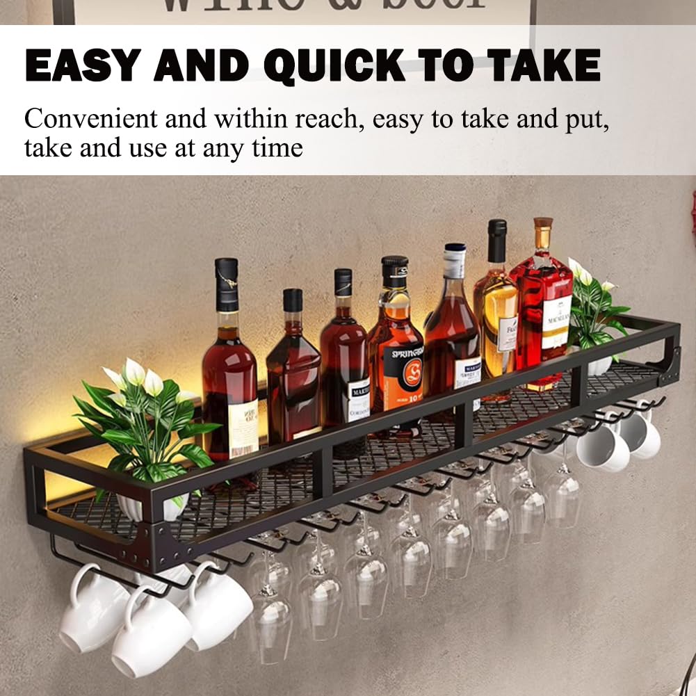 Portabottiglie da parete per bar e hotel, contiene vino, birra e champagne, soluzione elegante