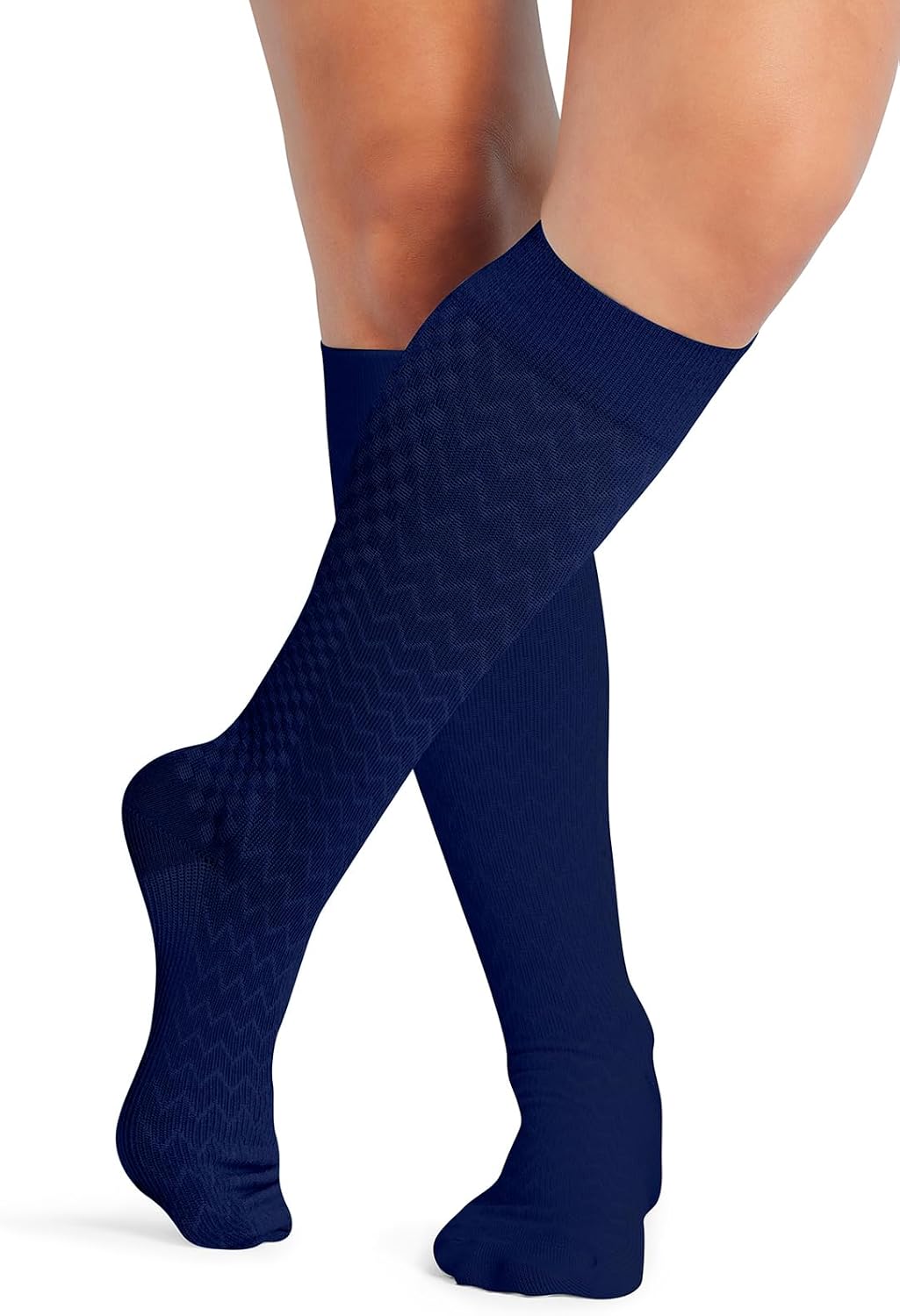 Cherokee Compression Socks 8-15 mmHg Knee High | Lightweight Support, Comfortable Everyday Fit, Easy Care for Work and Everyday Wear