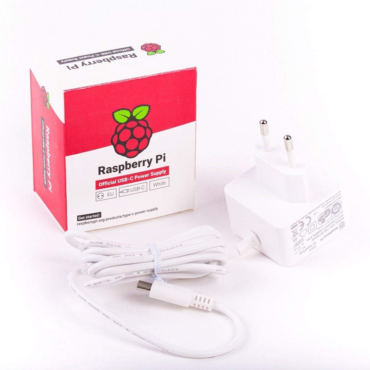 Raspberry Pi Official 15.3W USB-C Power Supply for Raspberry Pi 4 (for PI 4) 1GB 2GB 4GB