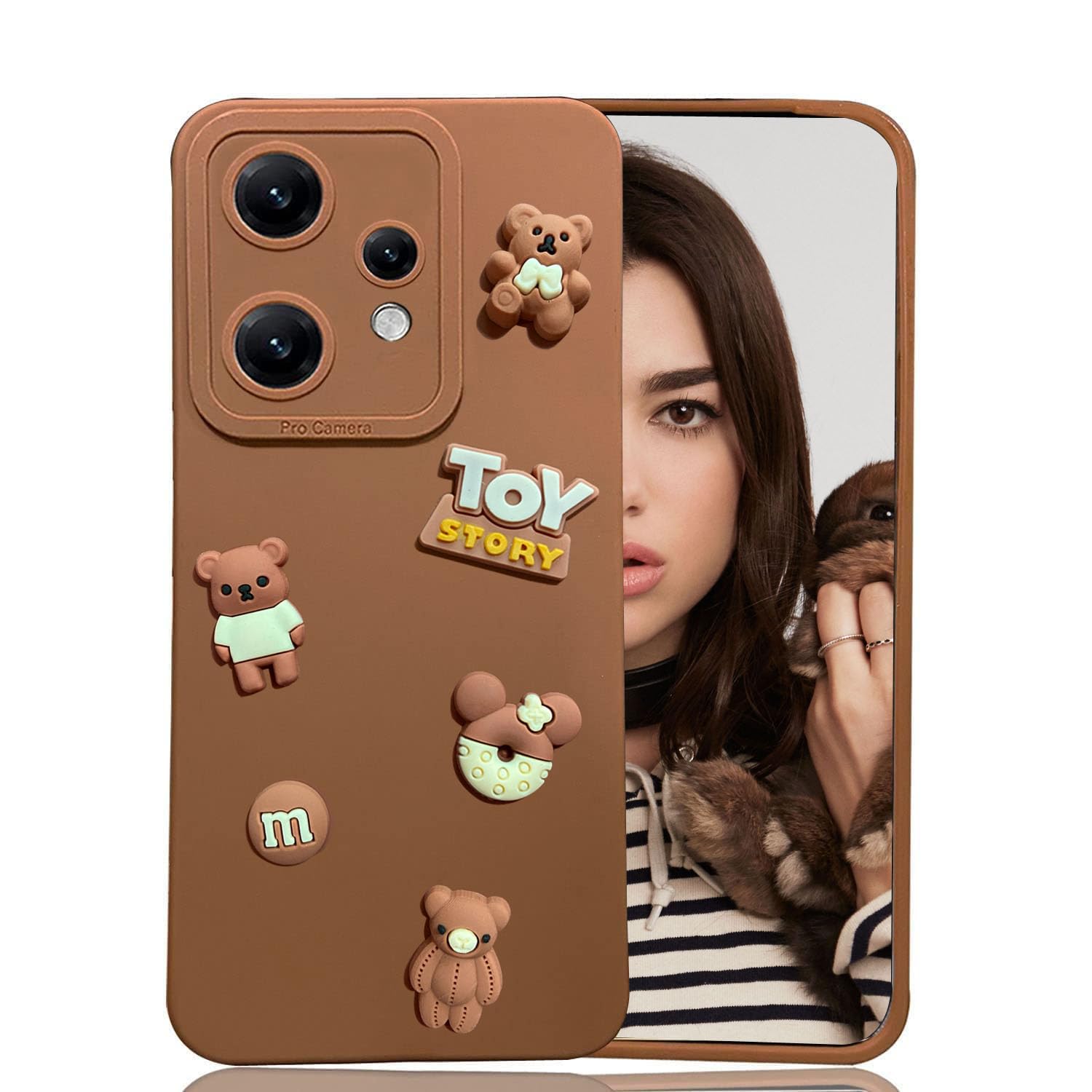 KC Back Cover for Mi Redmi Note 12 5G & Poco X5 5G, 3D Cute Cartoon Characters and Donut Shockproof Soft Bumper Silicone Case with Camera Protection (Brown) (B0C98LG8KW) Amazon Price History, Amazon Price Tracker
