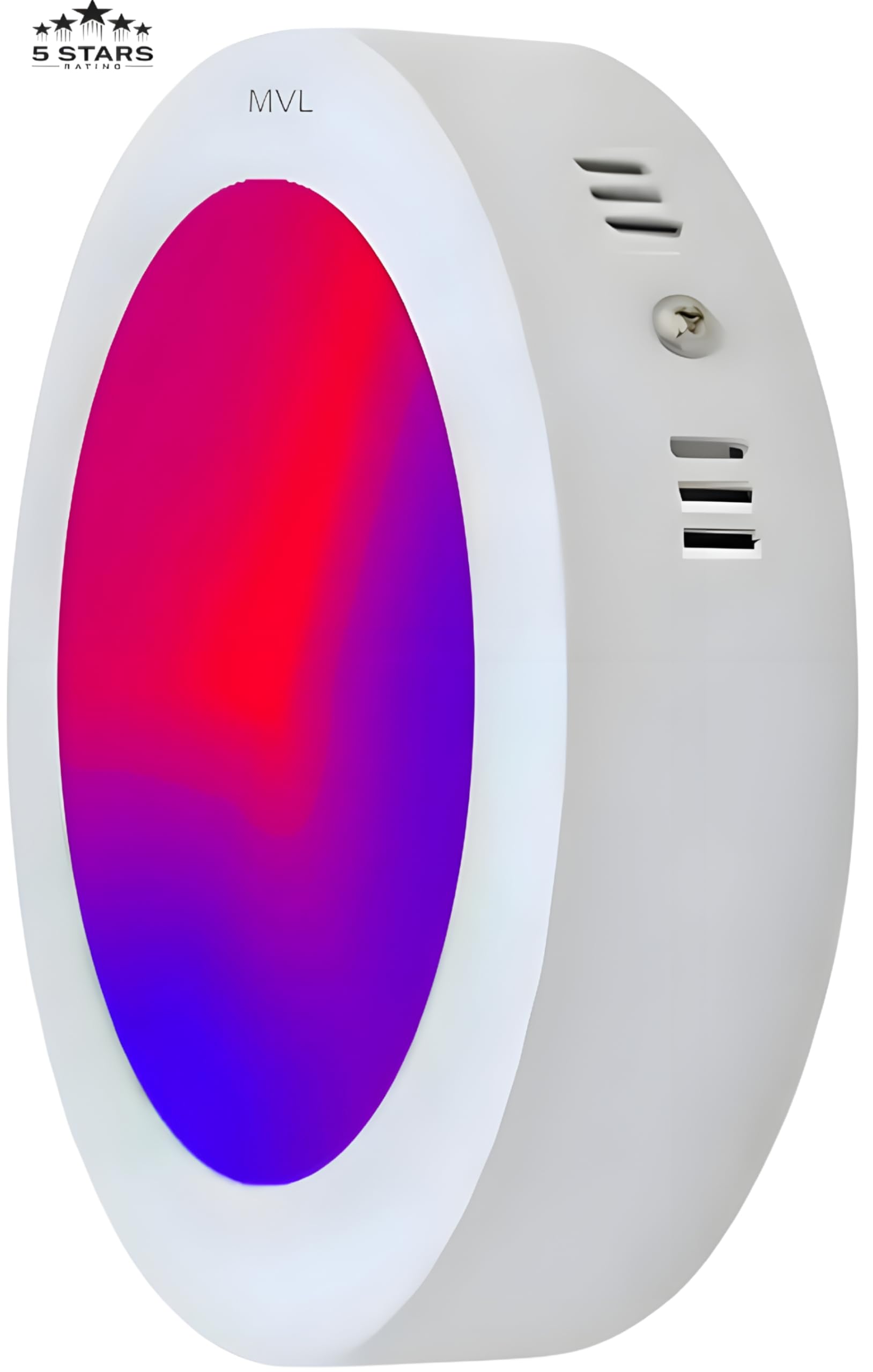 MVL 9 watt Surface Downlight Round 3 in1 Colour Red Blue Pink Pack of 1-picture-16