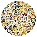 100pcs Dogecoin Aufkleber Swag Lustige Dekoration Meme Doge to The Moon In Dogecoin We Trust Rocket Kryptowährung Wasserdicht Graffiti Aufkleber Fenster Laptop Gepäck Helm Flasche Becher Stoßstange
