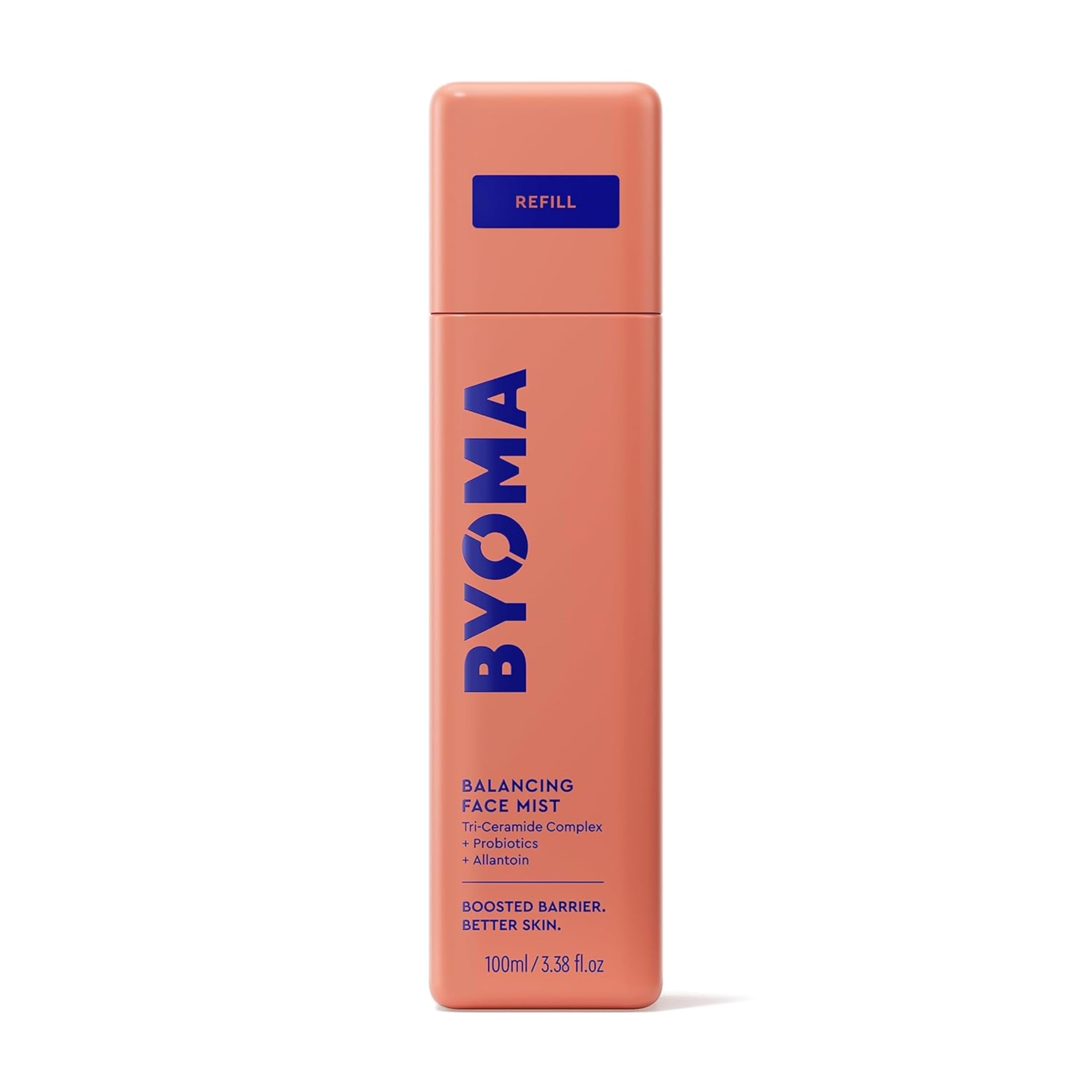 BYOMABalancing Face Mist Refill (100ml) pH Balanced Face Toner with Ceramides, Probiotics and Allantoin - Alcohol Free Toner Spray - Balance, Soothe and Refresh Throughout the Day