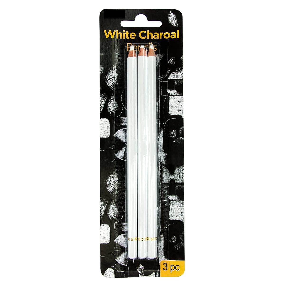 INOG 3 Pieces Professional White Charcoal Pencils Set Sketch