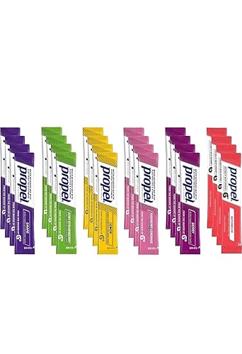 Propel - Paquete variado de 6 sabores en polvo con electrolitos, vitaminas y sin azúcar, 24 unidades