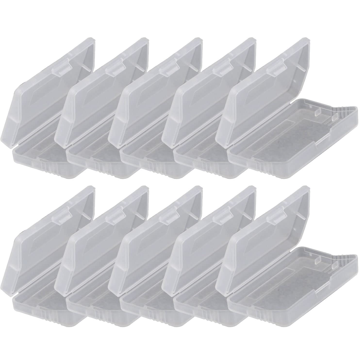 Tectra 10Pcs Game Card Cartridge Case, Clear Protective Game Cartridge Card Box Storage Case Cover for Nintendo Game Boy Advance GBA