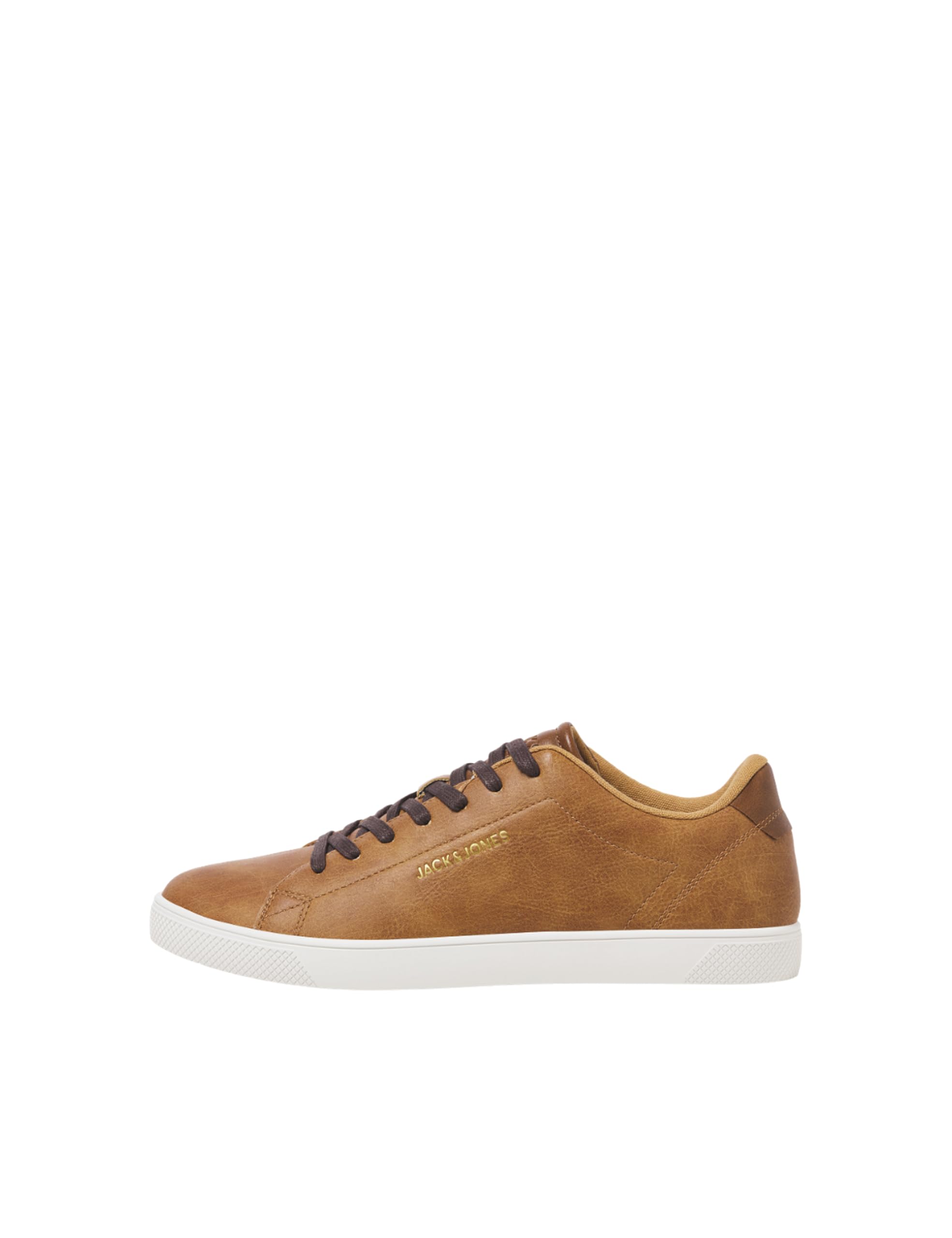 JACK & JONES Men's Jfwboss Pu Sneaker, Cognac, 10 UK