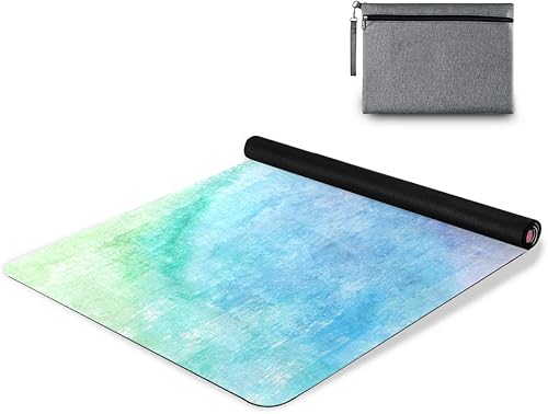 Miniatura 2 de Qilmy Tapete de yoga con diseño de mandala de fantasía, textura antideslizante, tapete de yoga profesional respetuoso con el medio ambiente para