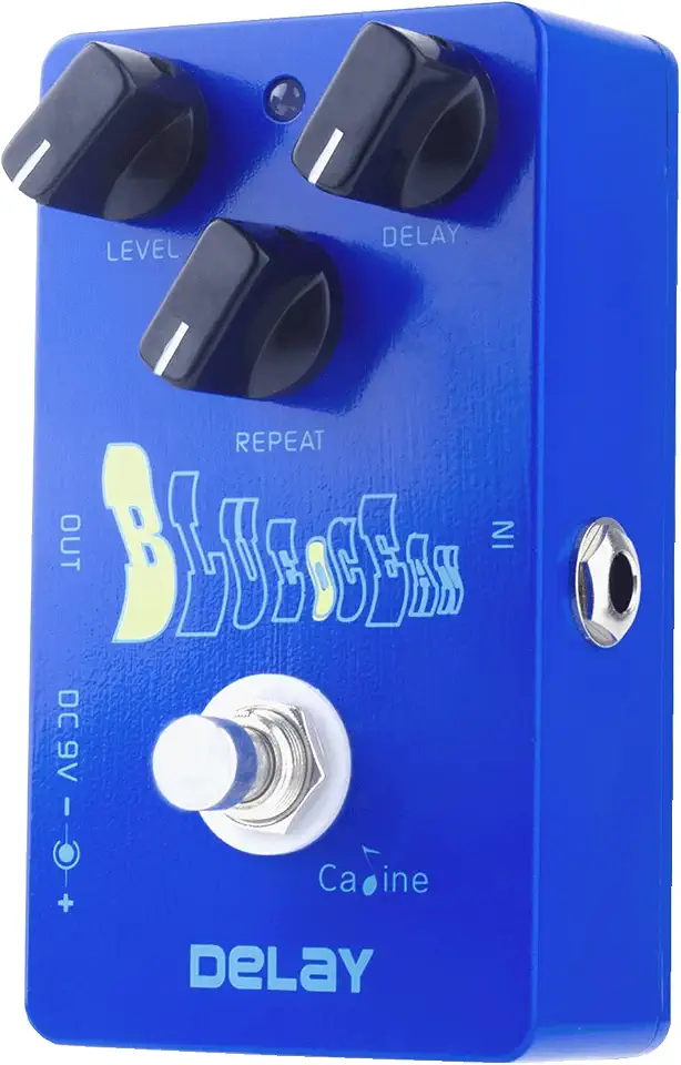 Caline Pedal de Delay Analógico Cp-19 com Efeito Vintage para Guitarra Elétrica e True Bypass