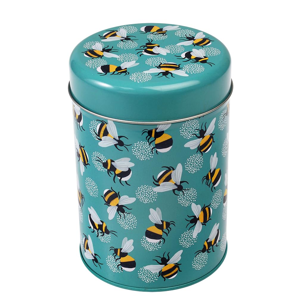 Rex London Turquoise Bumblebee Canister Tin