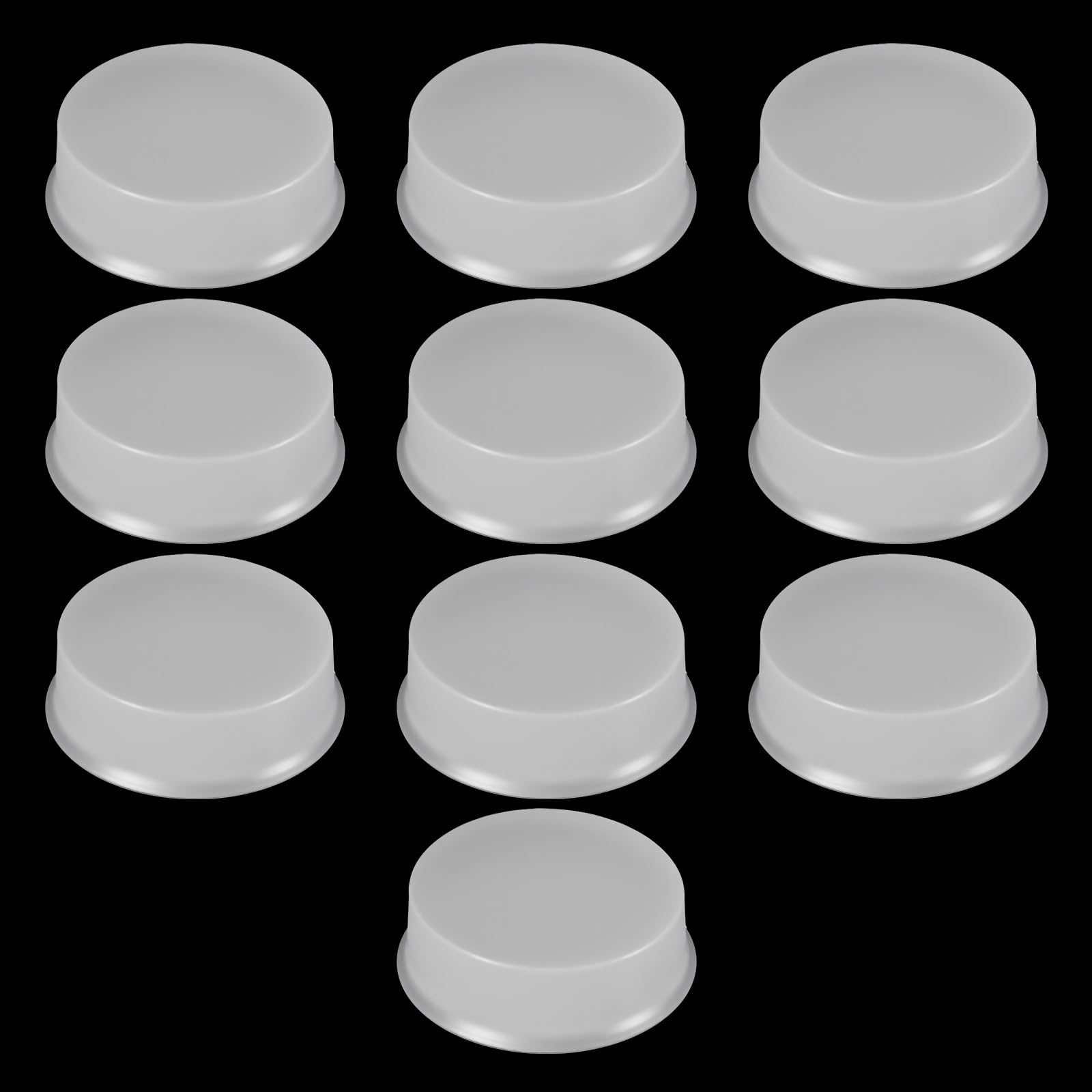 View 1 of 10 PCS Silicone Flute Plugs, White Flutes Plugs for Open Hole Flutes 7Mm Silicone Flute Key Plug Soft Key Cover for Most Instrument Repairing Accessories