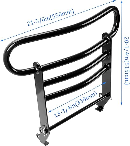 Miniatura 2 de ECOTRIC Protector de cepillo para parachoques compatible con John Deere X300 X500 Series Reemplazo para número de pieza BM23057