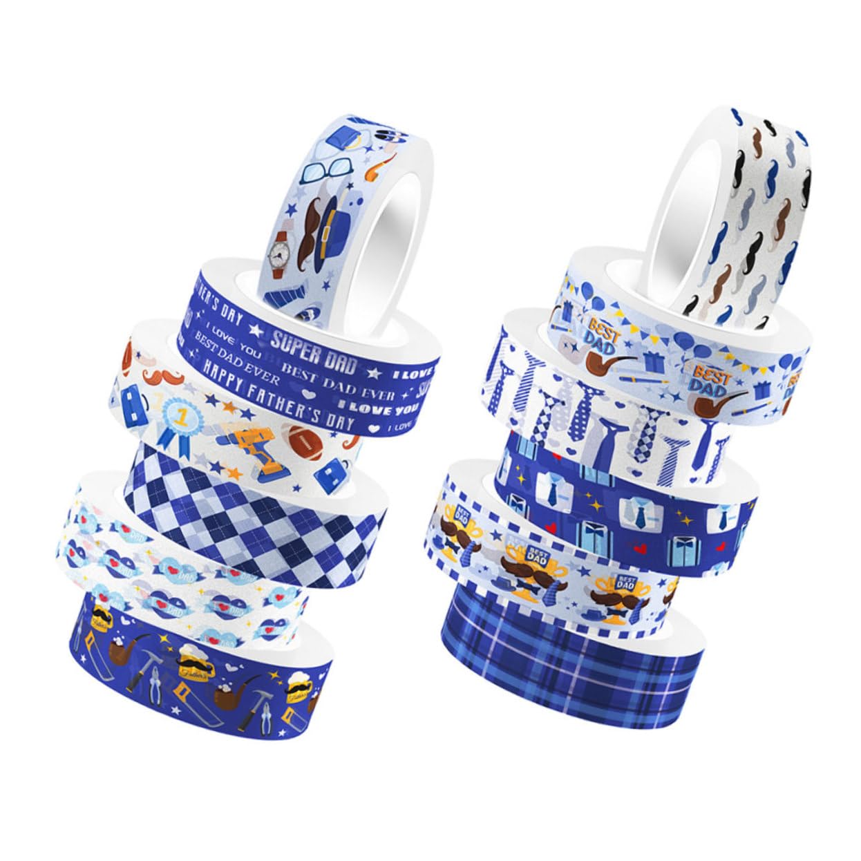 36rotoli Nastro Washi Decorativo Per Fai Da Te Per Del Adesivi Trasparenti Per Scrapbooking e Senza Residui