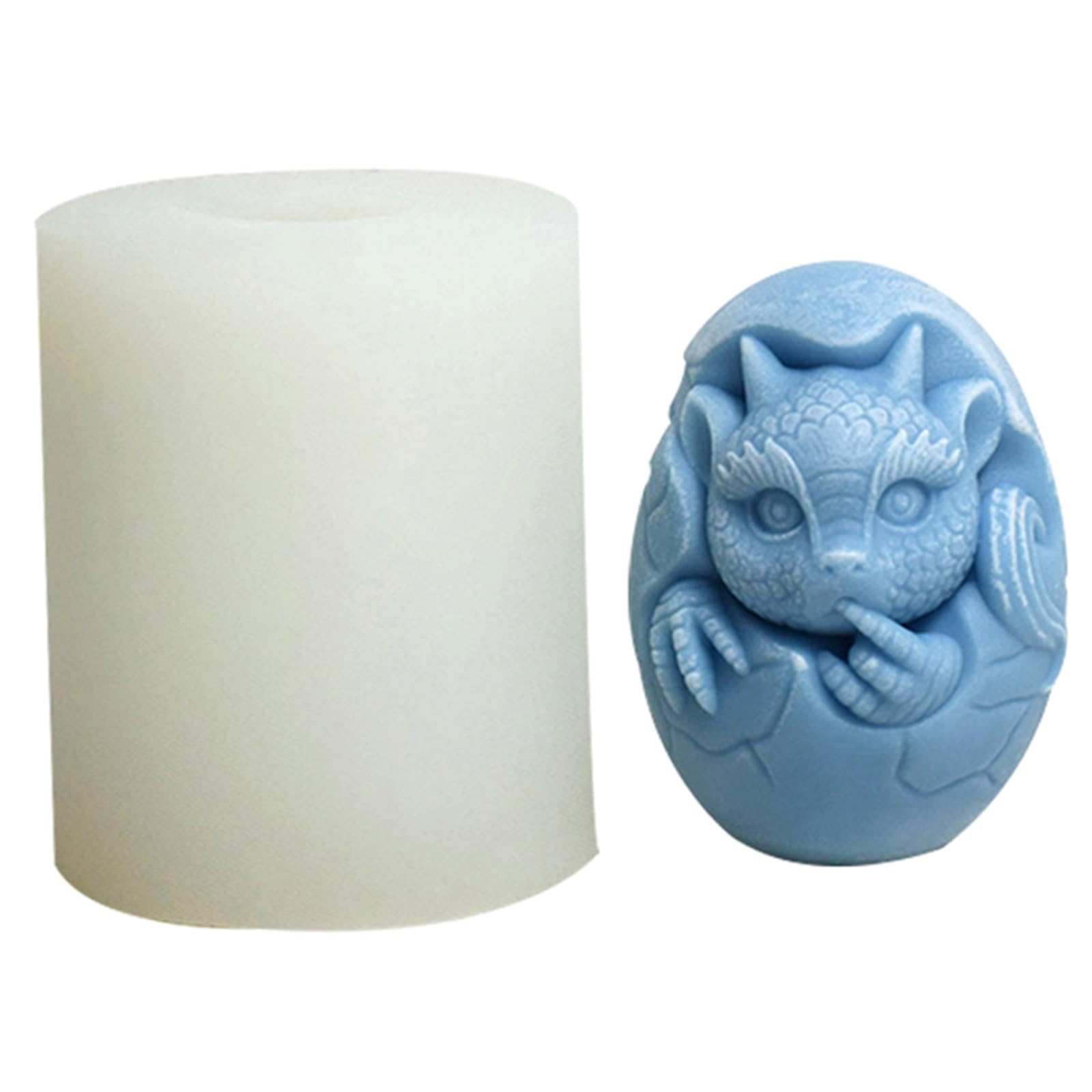 Jazuaiao Dragon Mold for Soap Plaster Easter Party Ornament, Easter Themed Food Grade Silicone Resin