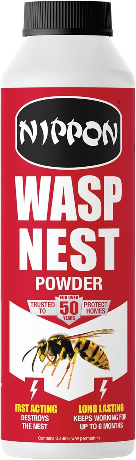 Nippon Wasp Nest Powder, Rapid and Effective Control of Wasp Nests, Suitable for Indoor and Outdoor Use- 300G
