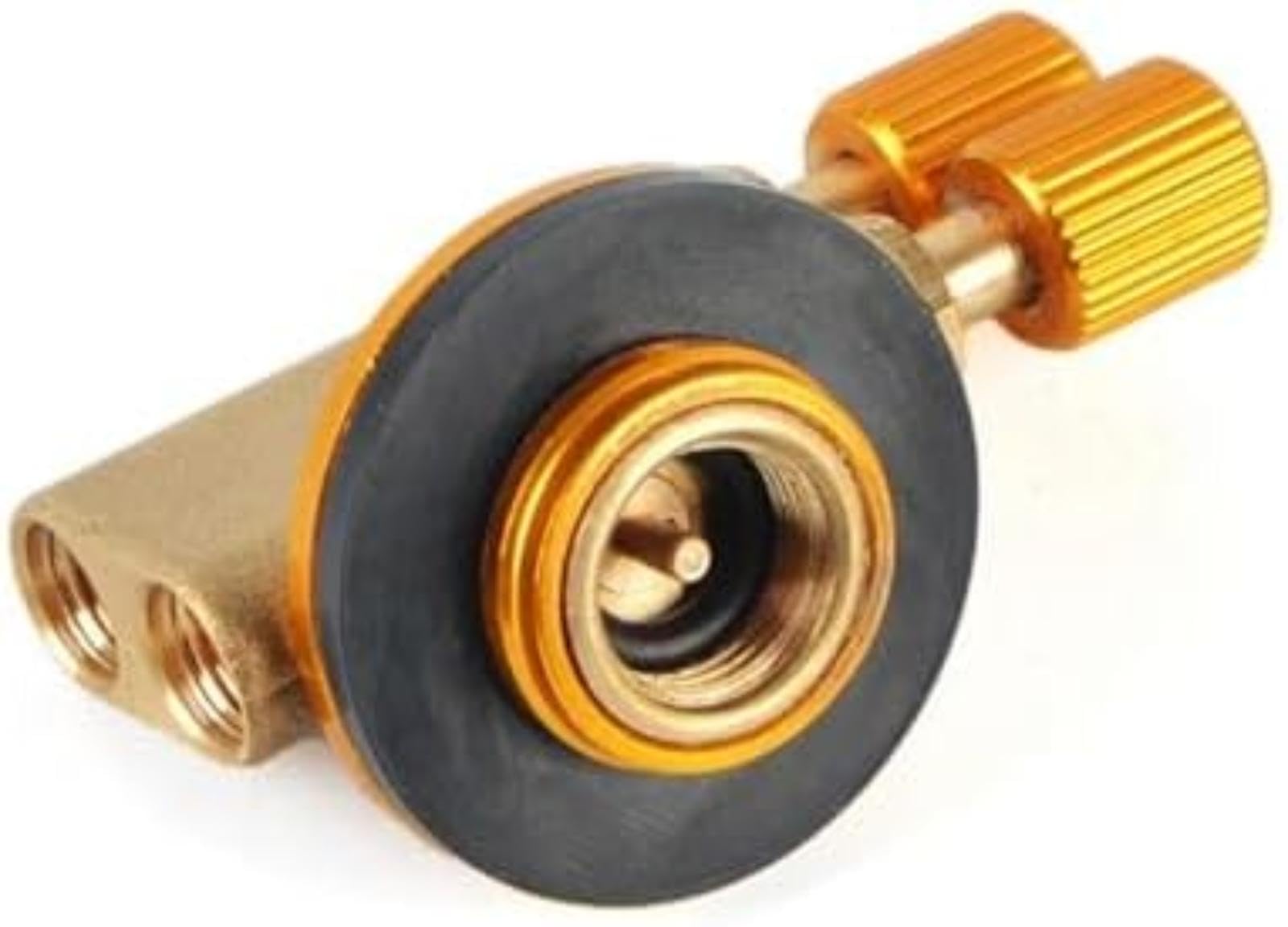 Tubo de conexión de gas Manguera trenzada de acero inoxidable Estufa para acampar al aire libre Gaes propano, para válvula de inflado del tanque Engranaje de conversión de (Adapter)