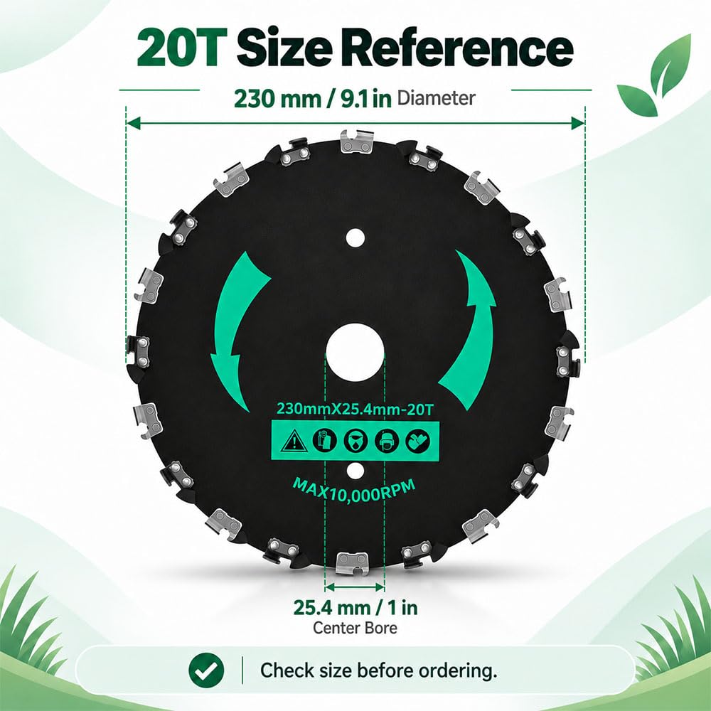 Cuchilla de Desbrozadora para STIHL FSA 200 R de Repuesto