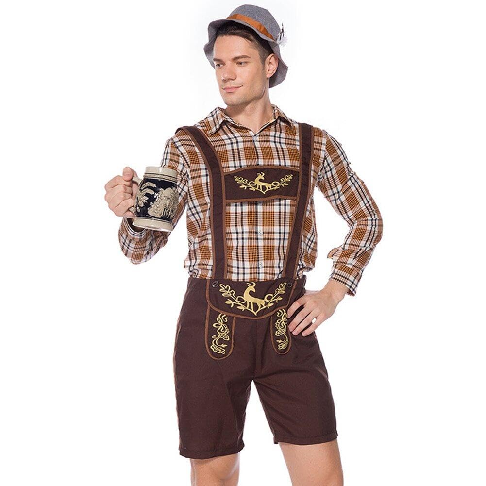 Costume Oktoberfest homme de tradition allemande pour déguisement Halloween et festival de la bière