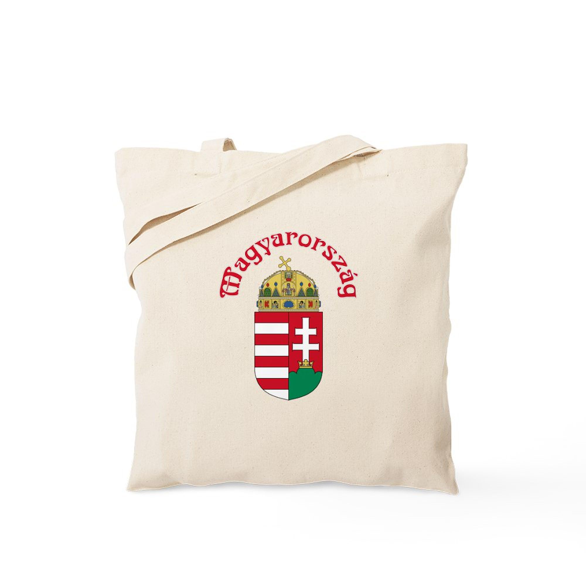 CafePress Hungary Tote Bag Reusable Natural Beige Canvas Shopping Bag